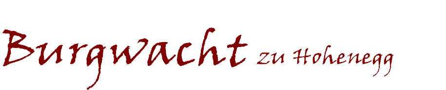 Burgwacht zu Hohenegg 
